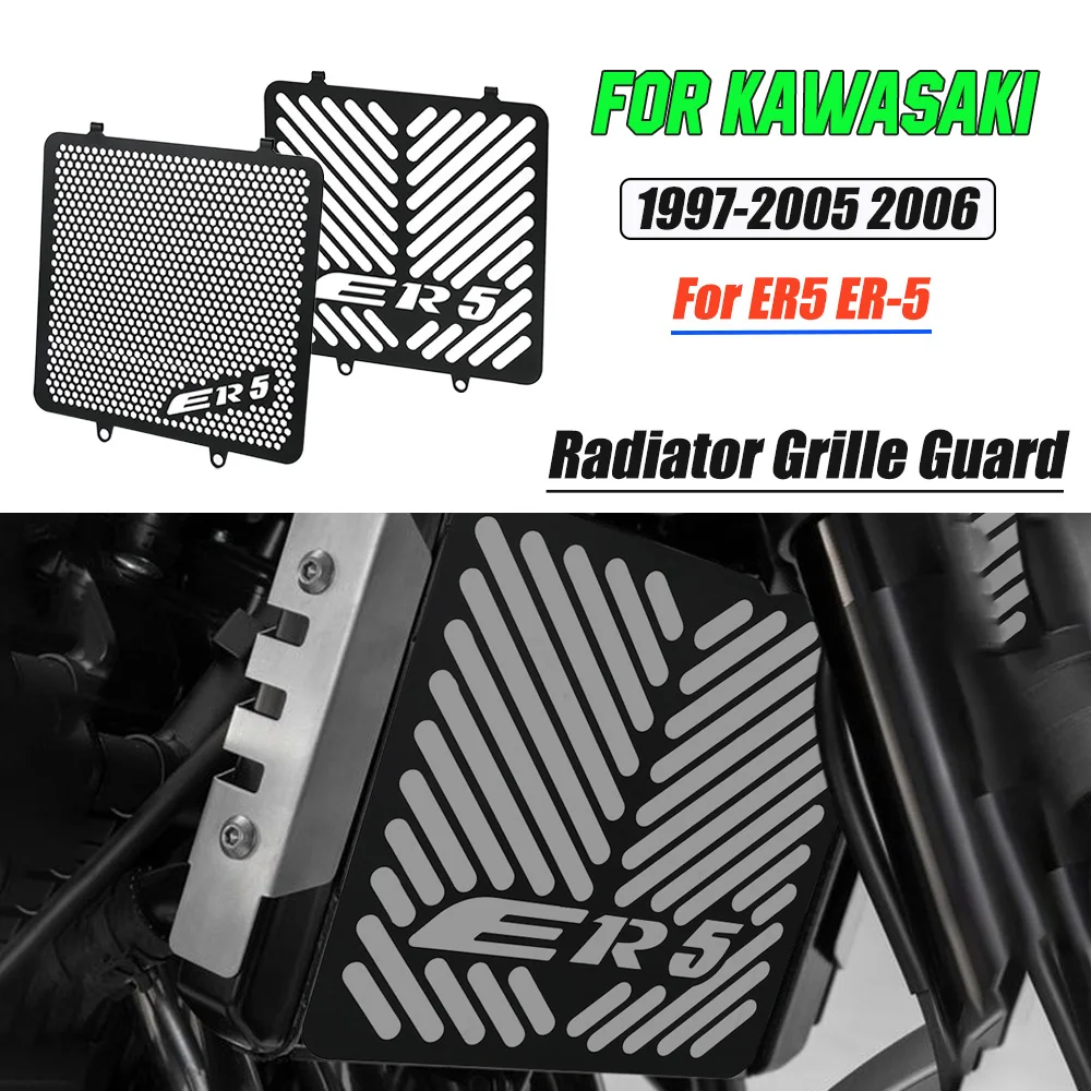 

Motocycle Radiator Grille Cover Water Tank Guard Protection FOR Kawasaki ER5 ER-5 1997 -1999 2000 2001 2002 2003 2004 2005 2006