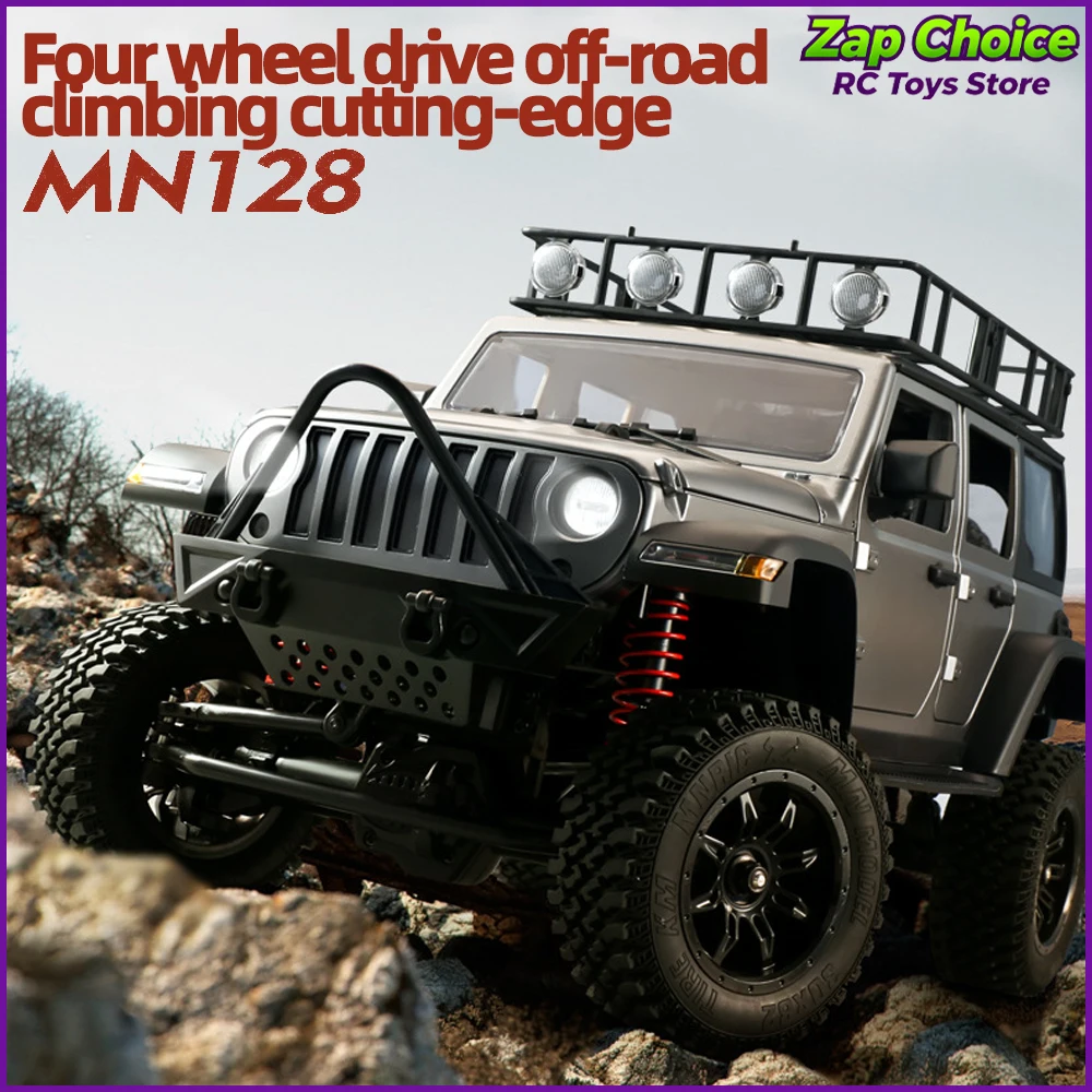 Mangniu MN128 1/12 High Torque Motor 4WD Electric RC Off-Road Rock Climbing Truck Anti-Slip Tires 2.4G Toy Gift for Boy Adult