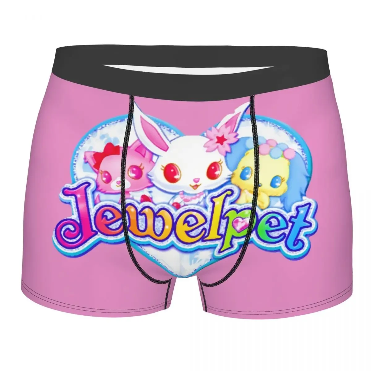 Custom Cartoon Jewelpet Sanrio Japanese Anime Boxer Shorts For Men 3D Printed Underwear Panties Briefs Breathable Underpants