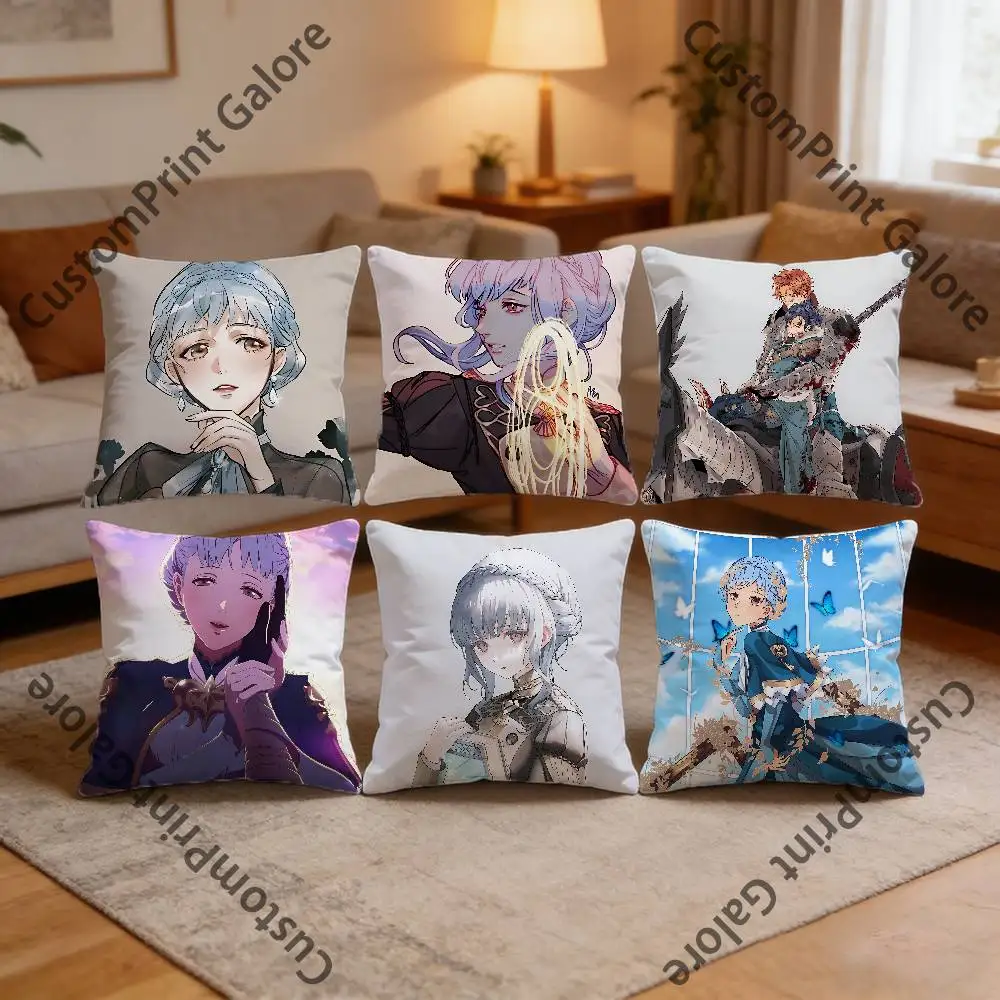 

M-Marianne Polyester Printed Pillow Cover Square 30 35 40 45 50 55 cm Soft for Sofa Bed Car Home Decor