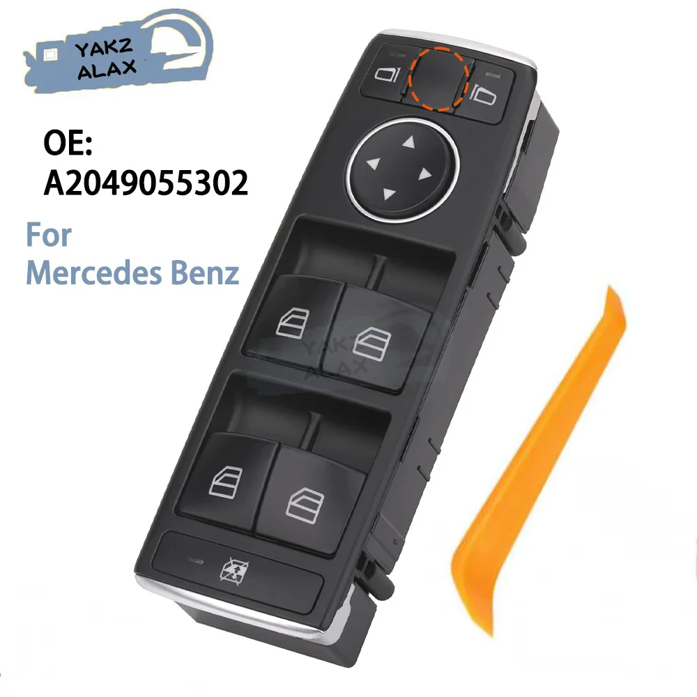 

For Mercedes Benz W212 W204 W117 W176 W156 X204 Benz C E Class S212 C250 Master Power Window Control Switch Button A2049055302