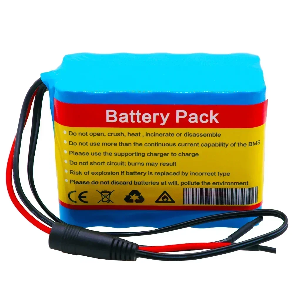 NEW 12V 28000mAh Large capacity 18650 Lithium Battery Protection Board 12.6 V 3s5p 28000mah Capacity and 12.6V 2A Charger