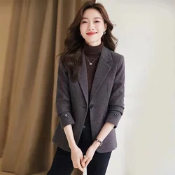 New Chinese Style Suit Jacket Ladies Spring Autumn Winter New This Year's Popular Outwear Western-Style Blazer Coat Women's Tops