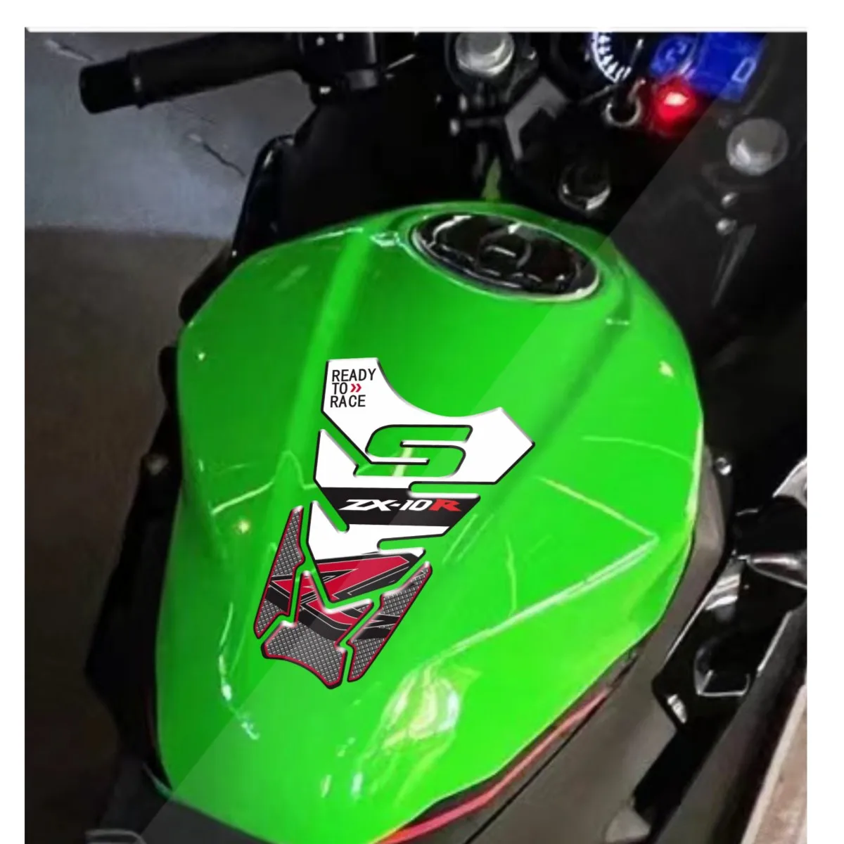 

3D-наклейки на крышку топливного бака мотоцикла, наклейки для KAWASAKI ZX10R ZX-10R ZX10RR ZX-10RR