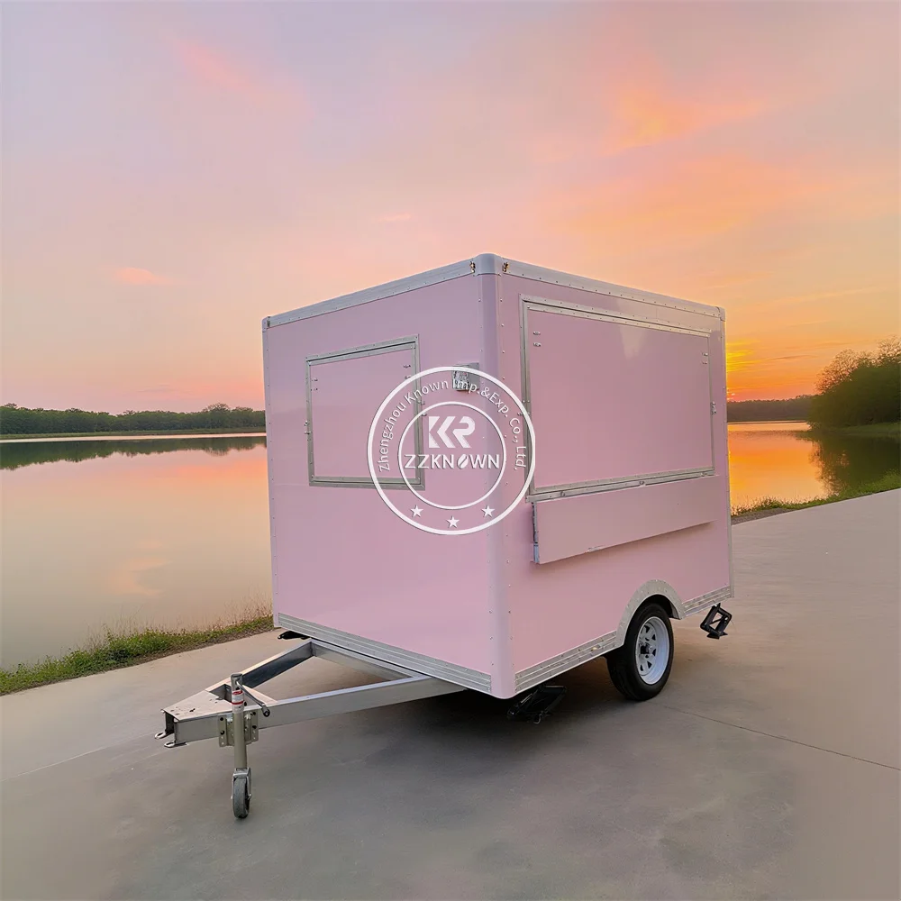 

Мобильный грузовик для фаст-фуда Мобильная кухня Полностью оборудованный прицеп для фаст-фуда с индивидуальной концессией и полной кухней