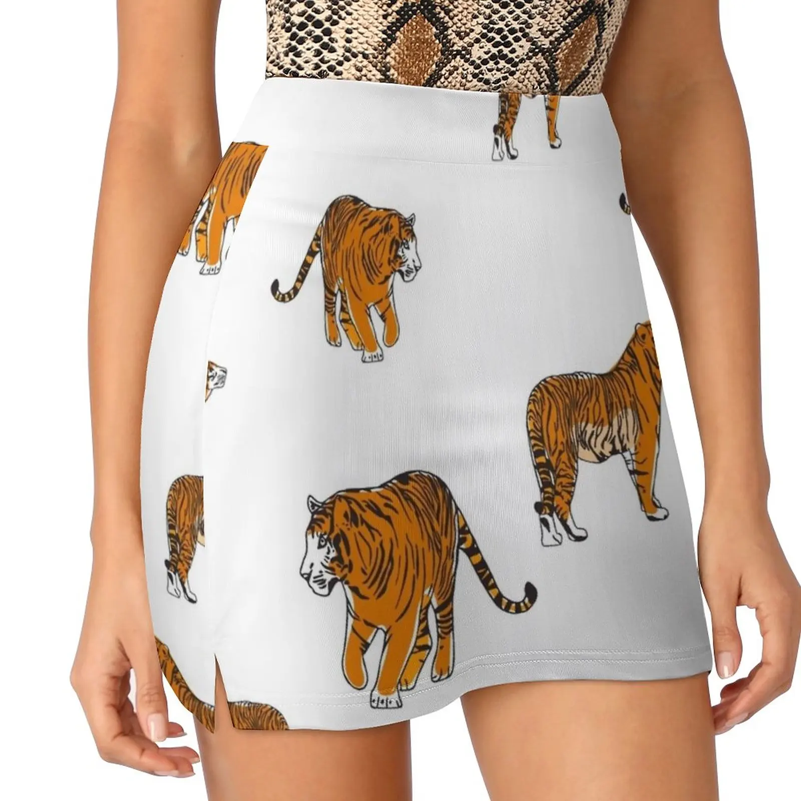 

Tigers Korean Fashion Skirt Summer Skirts For Women Light Proof Trouser Skirt Tiger Tiger Tiger Tiger Tigers Big Cats Lions
