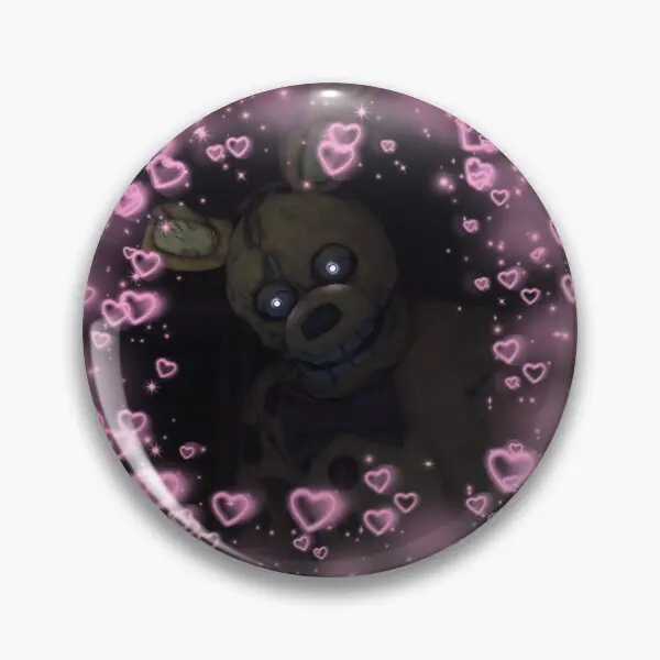 

Springtrap Hearts Мягкая пуговица, металлическая модная одежда, забавный подарок, значок на воротнике, креативная брошь, шляпа, женский декор, милые украшения