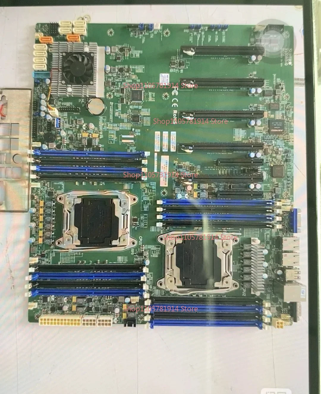 For Supermicro X10DRG-Q Dual-channel X99 Main Board, Support Dual-channel E5-2600 V3/V4, 4-channel PCI-E Expansion, with Stopper
