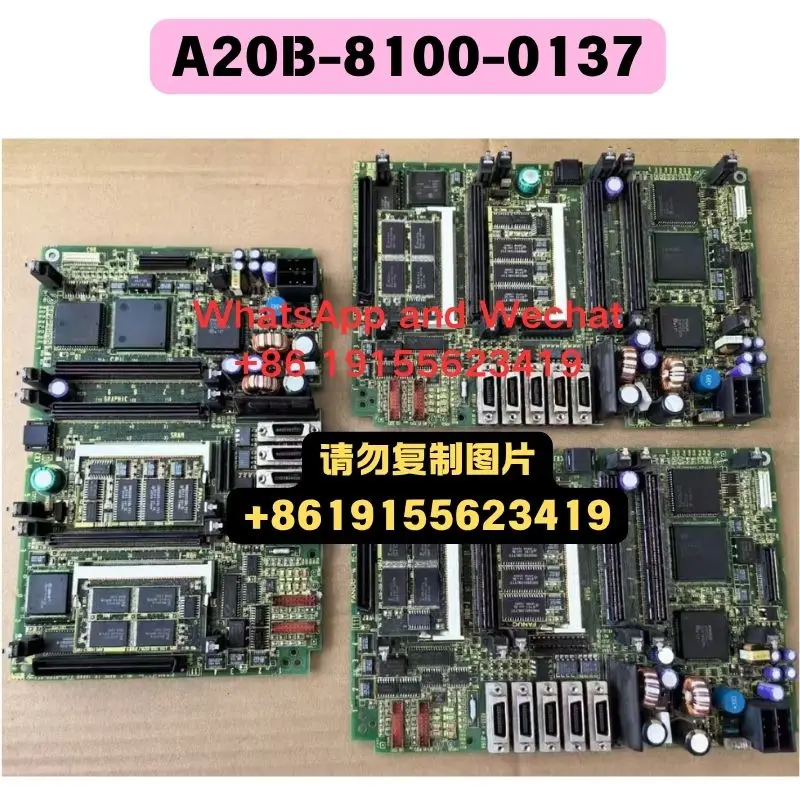 Used OEM disassembled parts Electronic board A20B-8100-0137 Functional test OK Quick delivery