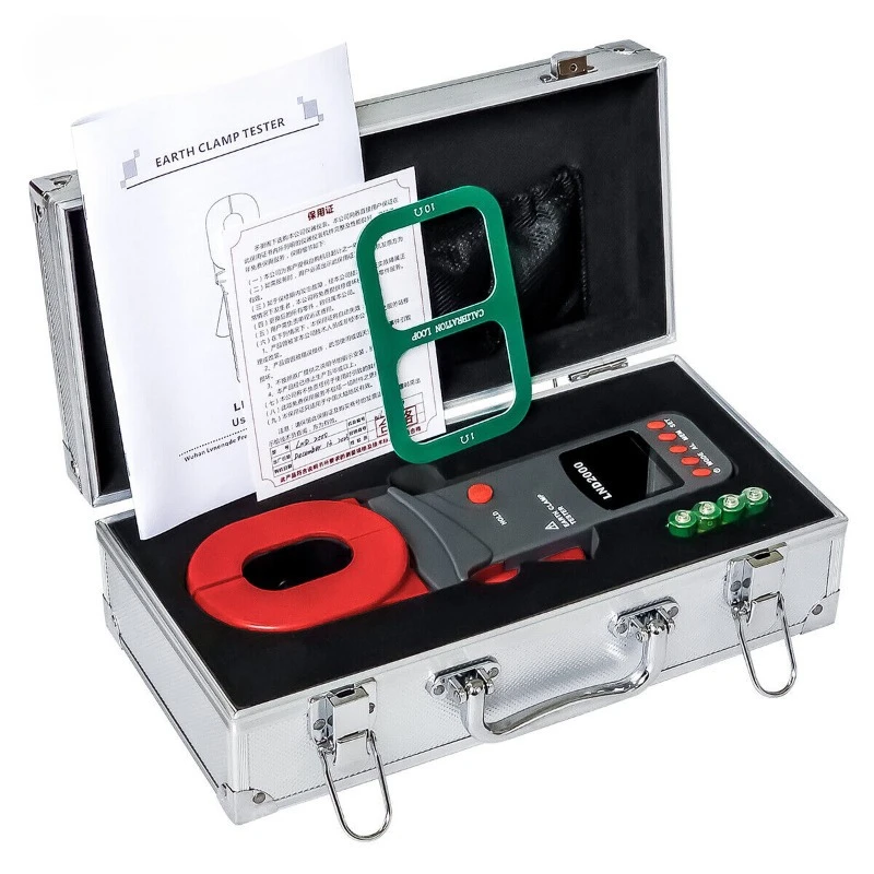 Portable handheld digital clamp grounding resistance tester, electrical tester, test equipment