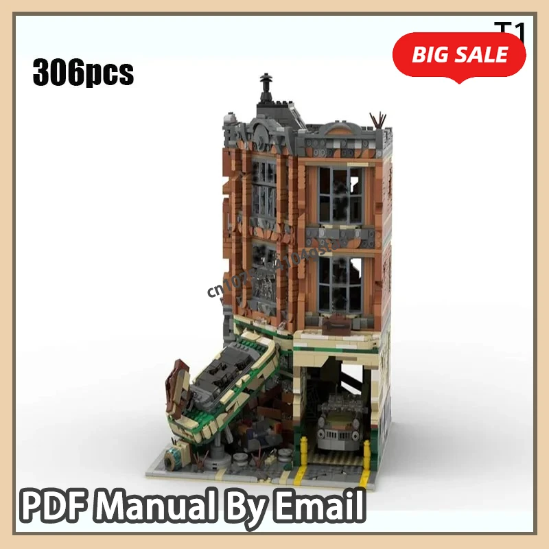 

Spot 3066 шт., сборка мелких частиц, строительные блоки для сборки архитектурной уличной сцены, модель игрушки, высокая сложность