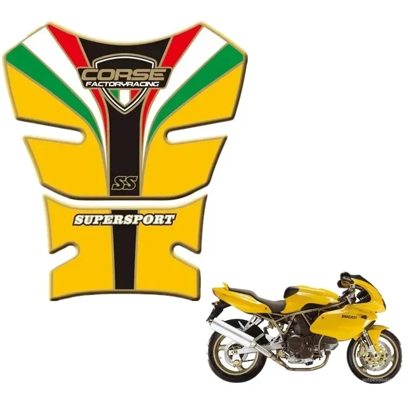 For Ducati SS Supersport 1989 - 1998 Motorcycle Motor Tank Pad Protector 3D Gel Sticker Decal - 1