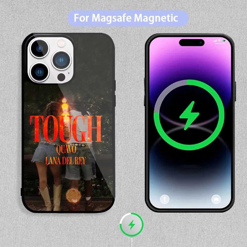 L-Lana Del R-Rey Tough-Single Q-Quavo Phone Case For Magnetic Inductive Charging iPhone 11 12 13 14 15 Max Pro Mini Plus Shell