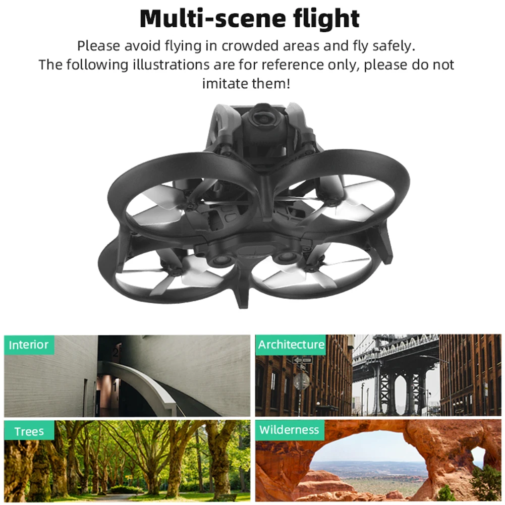 Protezione dell'elica anello di protezione dell'elica anticollisione protezioni della lama del puntello accessori per droni compatibili per droni DJI Avata
