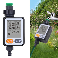 New Automatic Manual Mode Irrigation Controller Rain Sensor Garden Watering Timer Multiple Program Large Screen Battery Operated