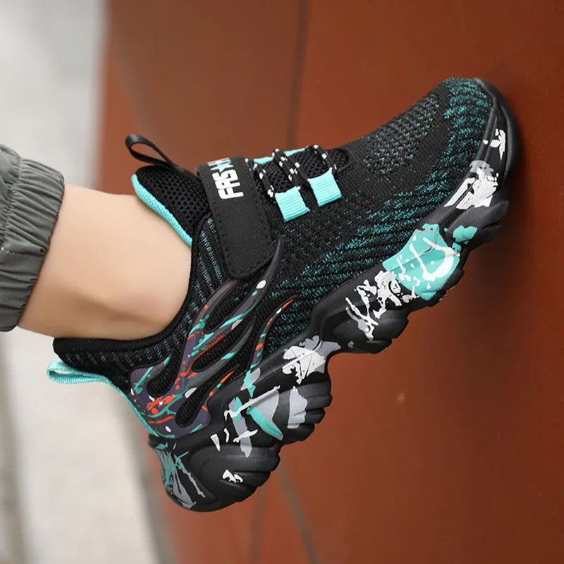 

Spring Autumn Children Fashion Sports Shoes Outdoor Sneakers Boys Girls Breathable Leisure Trainers Kids Casual Sneaker