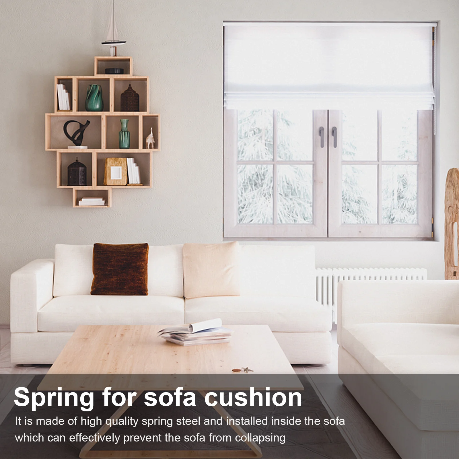 

100Pcs Sofa Accessory Steel Spring Replacement Kit for Recliner and Furniture Repairs Sturdy and Trustworthy Design