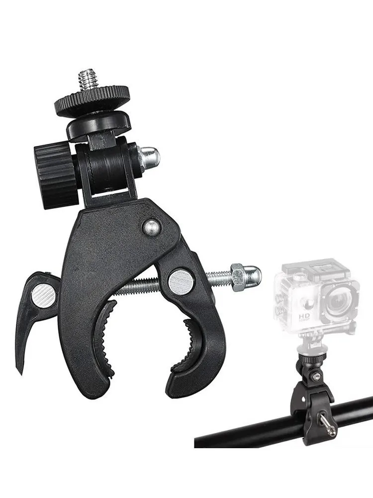 AliExpress BRYNTHORX Universal Bicycle Motorcycle Handlebar Handle Clamp Bar Camera Mount Tripod Adapter Screw Clip For Gopro Hero 5/4 Action Camera