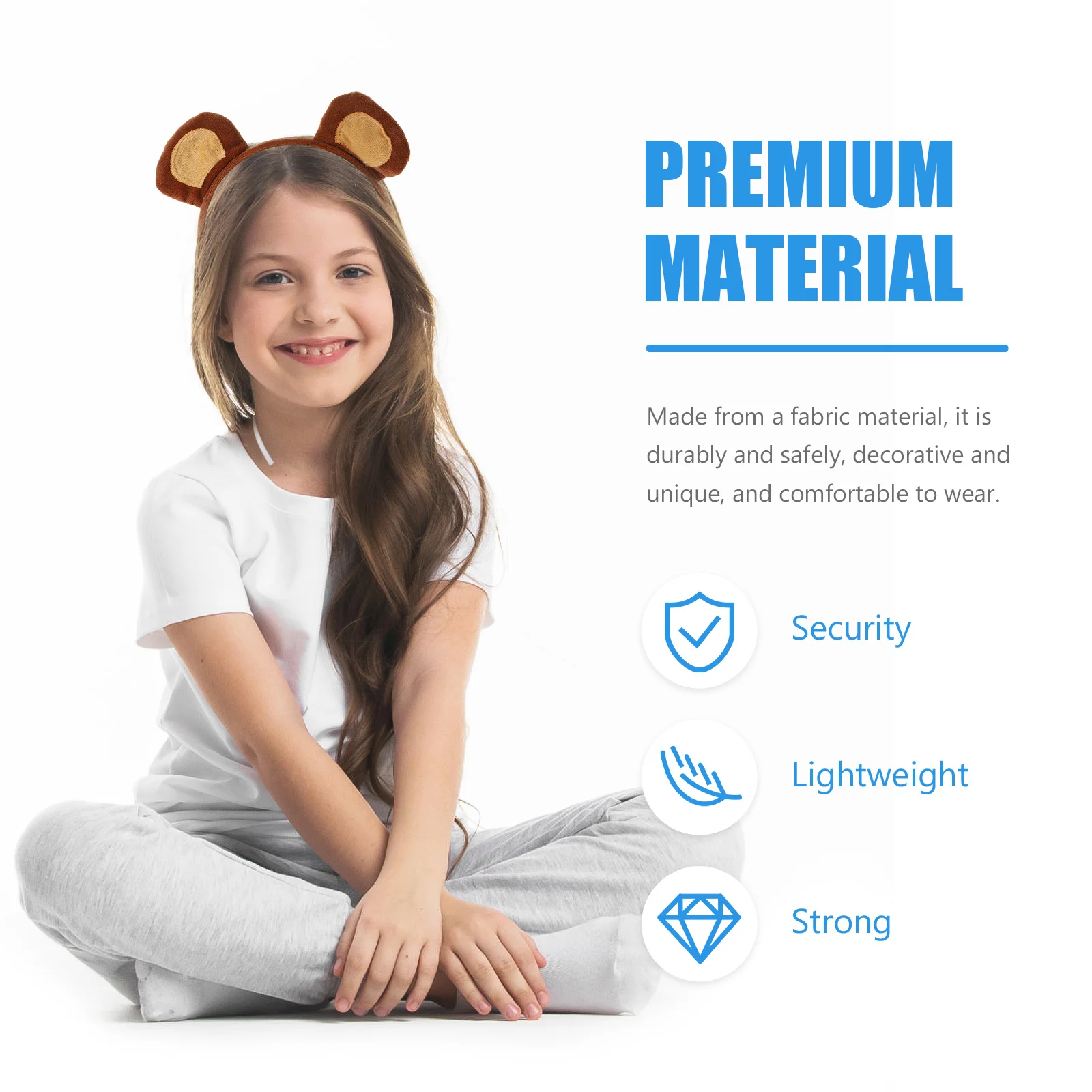 1 مجموعة القرد الأذن عقال الذيل تأثيري الحيوان زي لموضوع اللباس الدعائم قرد زي ل