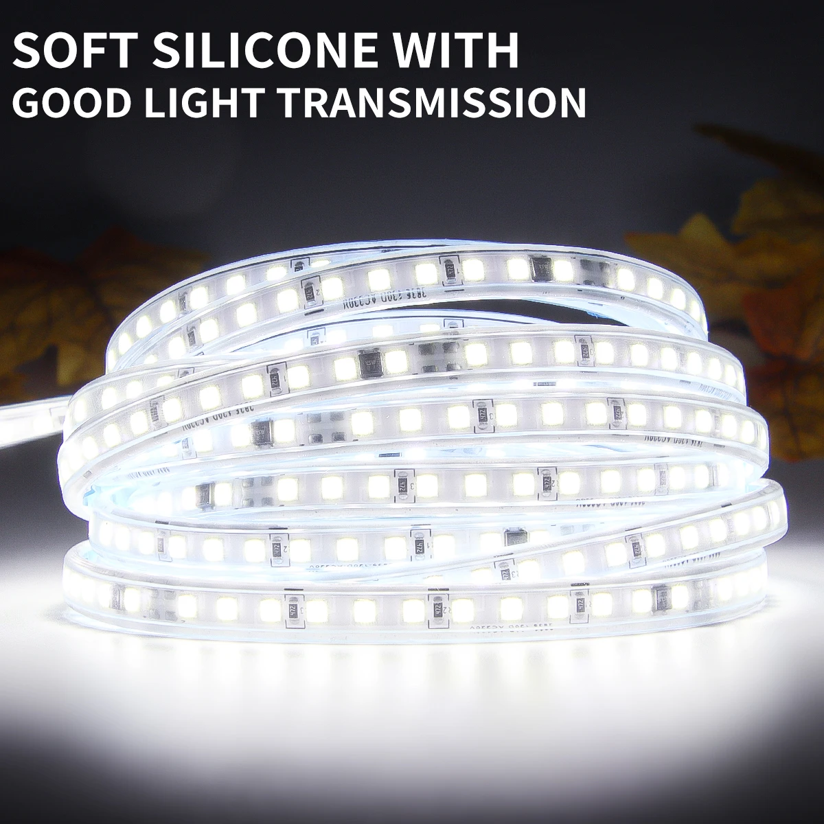 LED Strip Outdoor Waterproof warm white SMD LED Strip SMD2835 LED Strip Light 1M 2M 5M 10M 20M 25M 220V Flexible light strip