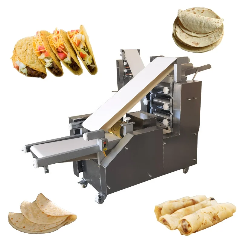 

Fully Automatic Grain Product Making Machines Flat Bread Pita Corn Tortilla Making Machine