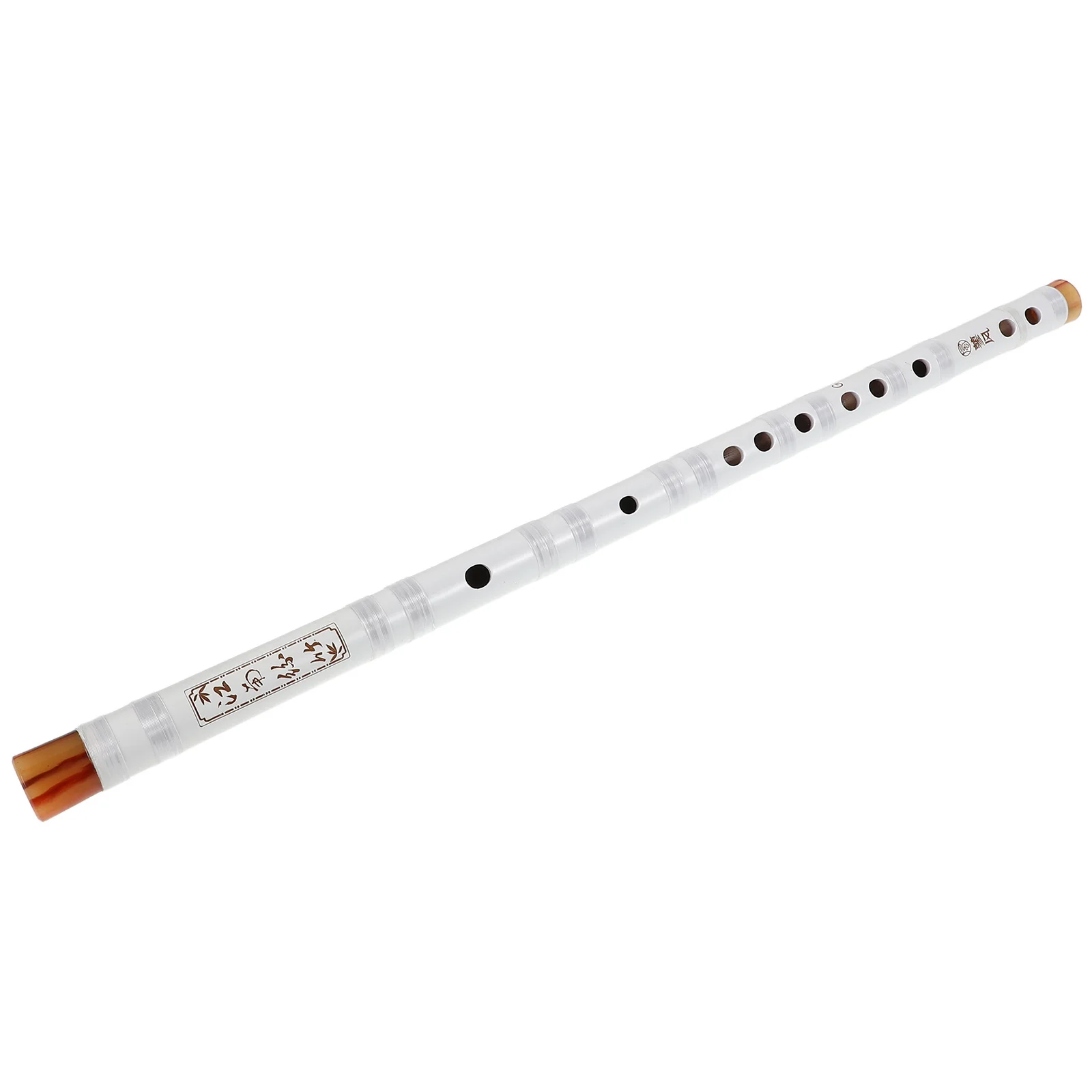 

Professional Bamboo Flute White Beginner Flute for Adults Students Lightweight Woodwind Instrument Six-Hole Chinese