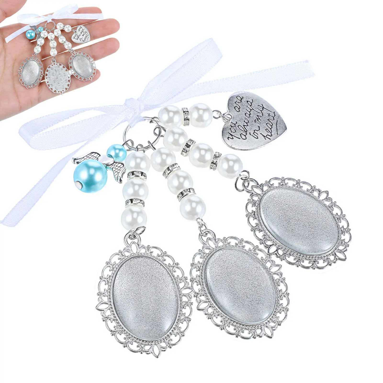 

Набор из 1 шт. подвесок-фоторамок в форме жемчужного сердца для свадебного букета, DIY-подвесок для памятных фотографий, браслетов, ожерелий, ювелирных аксессуаров