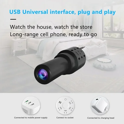 Imagen 2 del producto Minicámara HD 1080P WiFi para vehículo, videocámara de vídeo, grabadora de Audio secreta, DVR, Control remoto, Sensor de movimiento, cámara de acción
