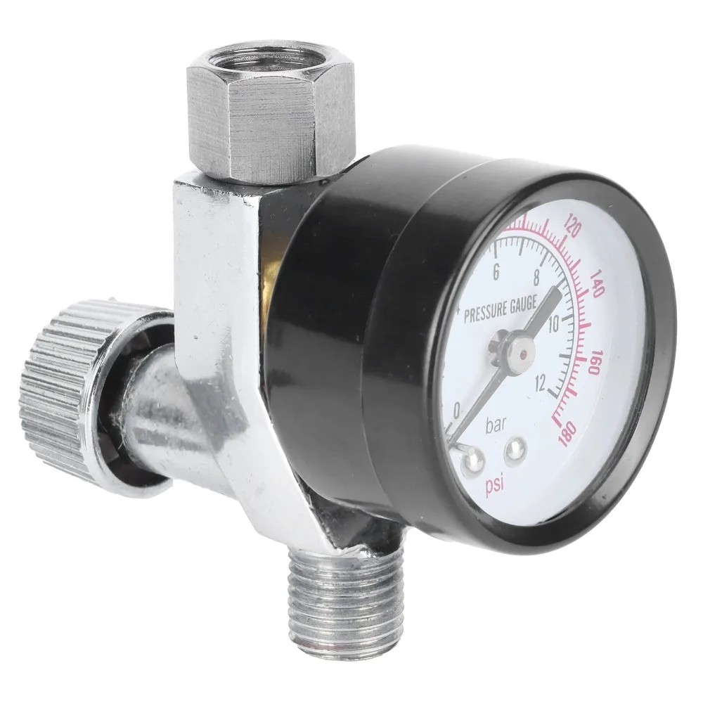 0-180 PSI Range Air Pressure Regulator Sensitive Precision Adjustable Air Regulator Pneumatic Tool Regulator Spray Painting Guns
