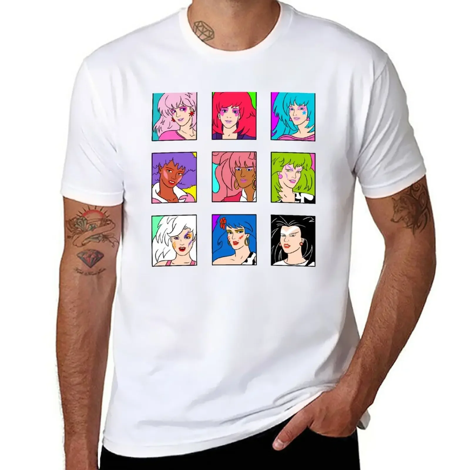 

Jem and the Holograms T-Shirt plus sizes korean fashion quick-drying customizeds fruit of the loom mens t shirts