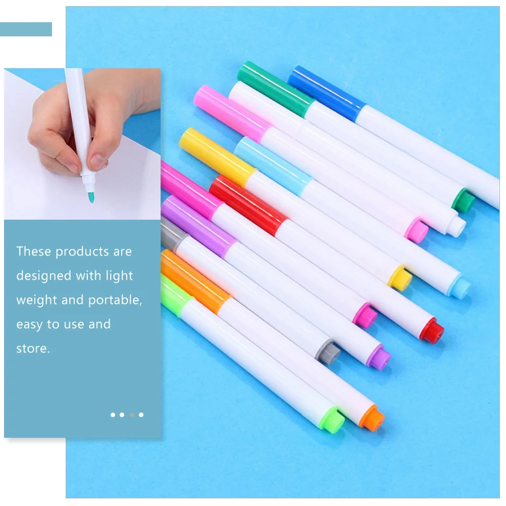 

24 шт. жидкие меловые ручки стираемые маркеры для доски гладкое письмо удобная ручка DIY ремесленный маркировочный инструмент для вышивки шитья