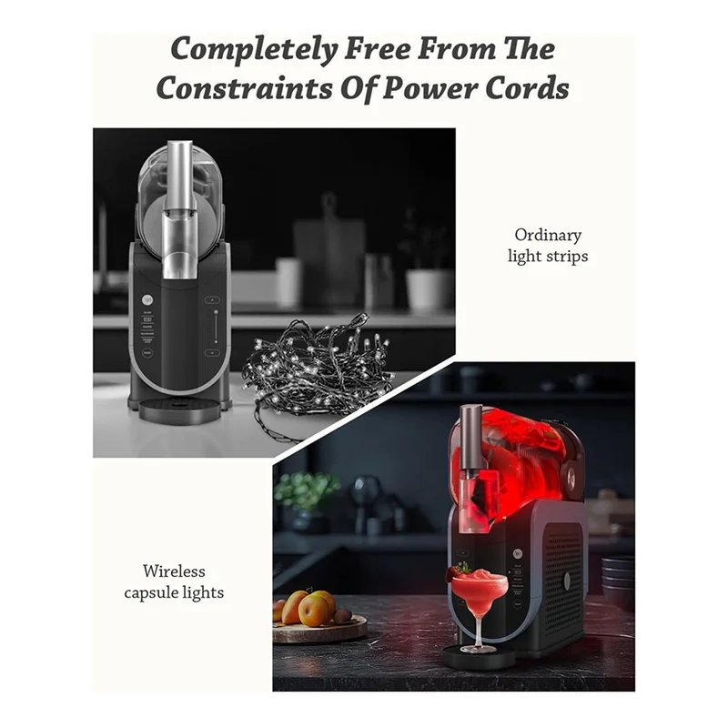 AT02-Capsule-Shaped Lighting Module For Ninja Slushi FS301/FS300 Slushie Machine Accessory