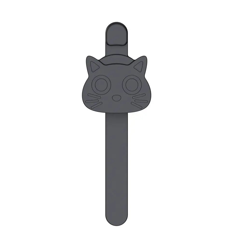 Creative Magnetic Cat Bookmark Silicone Automatic Kitten Bookmark Clip Reading Tool Book Accessories Book Page Marker Clip