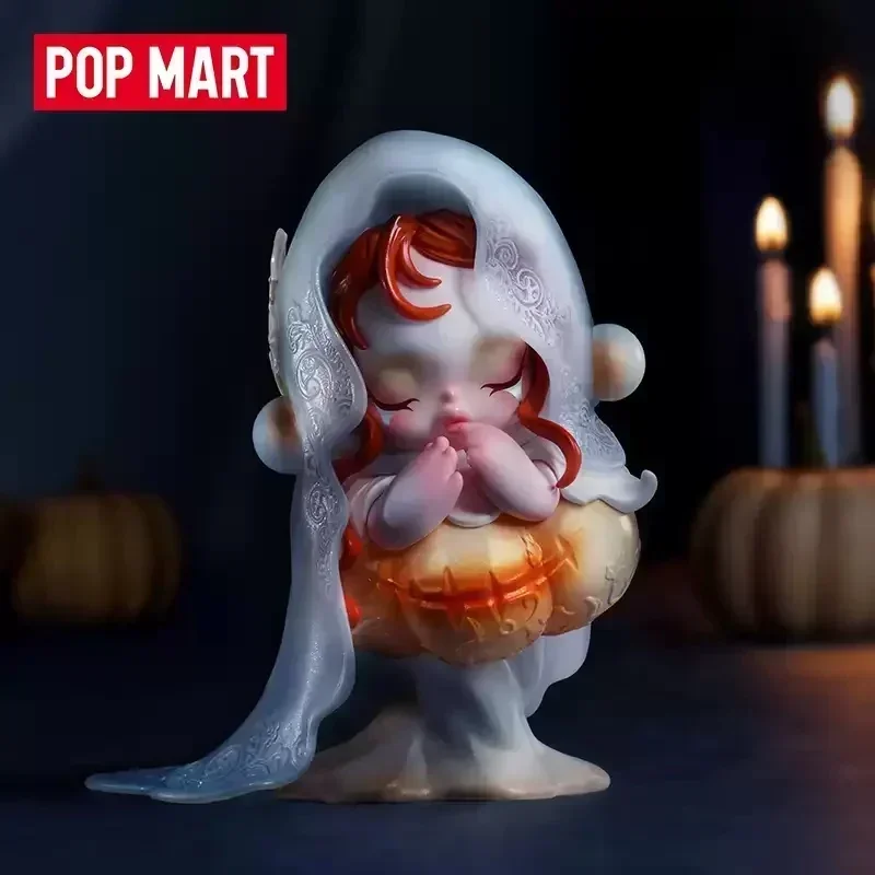 POP MART SKULLPANDA Covenant of the White Moon Series Blind Box | Kawaii Collectible Figure Desktop Decor Mystery Gift Toy