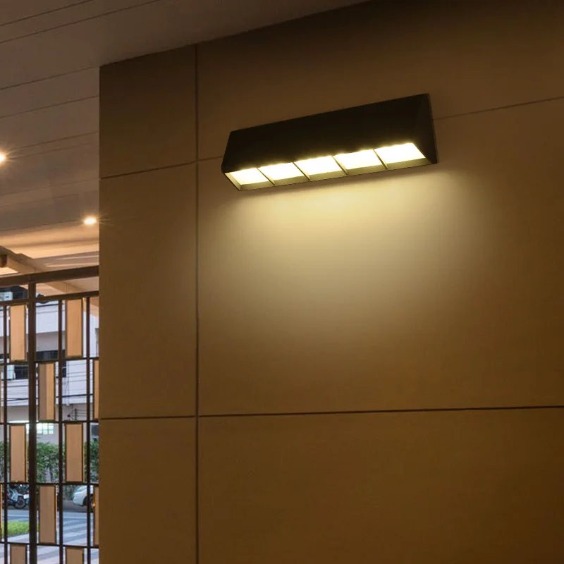 10W/15W/20W LED Outdoor Waterproof Wall Light Exterior Garden Lamp Fixture Door Patio Porch Lighting Surface Mounted