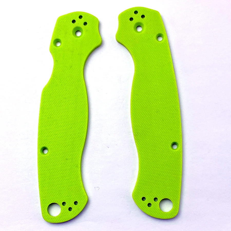 1 Pair G10 Material 5 Colors Folding Knife Handle Patch Scale for Spyderco C81 Paramilitary 2 Para2 PM2 DIY Make Grip Accessorie