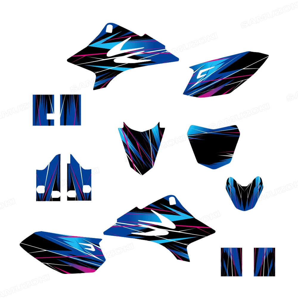 For Yamaha TTR 50 2006-2015 Motorcycle Full Set Decoration Graphics Background Decals Sticker Kit TTR50 Full Body Wrap Decal