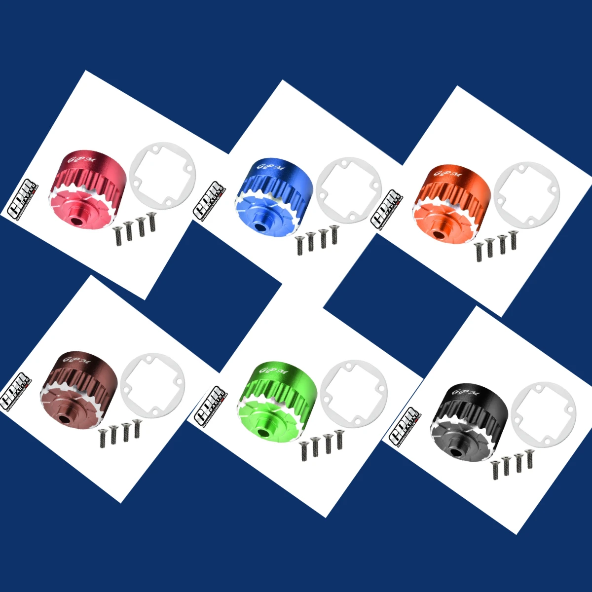 GPM LOSI 1/6 슈퍼 바하 레이 v1 v2 2.0（LOS05021 7075 합금 프론트 센터 리어 디프 하우징