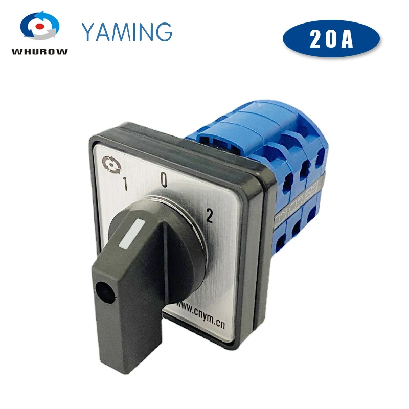 20A/25A/32A Cam Switch LW26-20/3YM684 Normal Reversilble Rotary Changeover 3 Poles 3 Position For Lifting And Lowering Systems