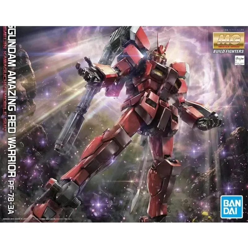 Bandai Gundam Model Kit Anime Figure MG 1/100 PF-78-3A Genuine Gunpla Model Anime Action Figure Collect Toys for Children