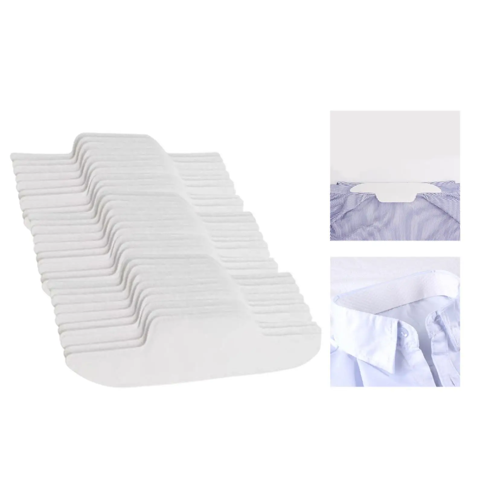 30x แผ่นซับเหงื่อแบบใช้แล้วทิ้งสําหรับ Travel Eve Meetings Neck Liner Pads