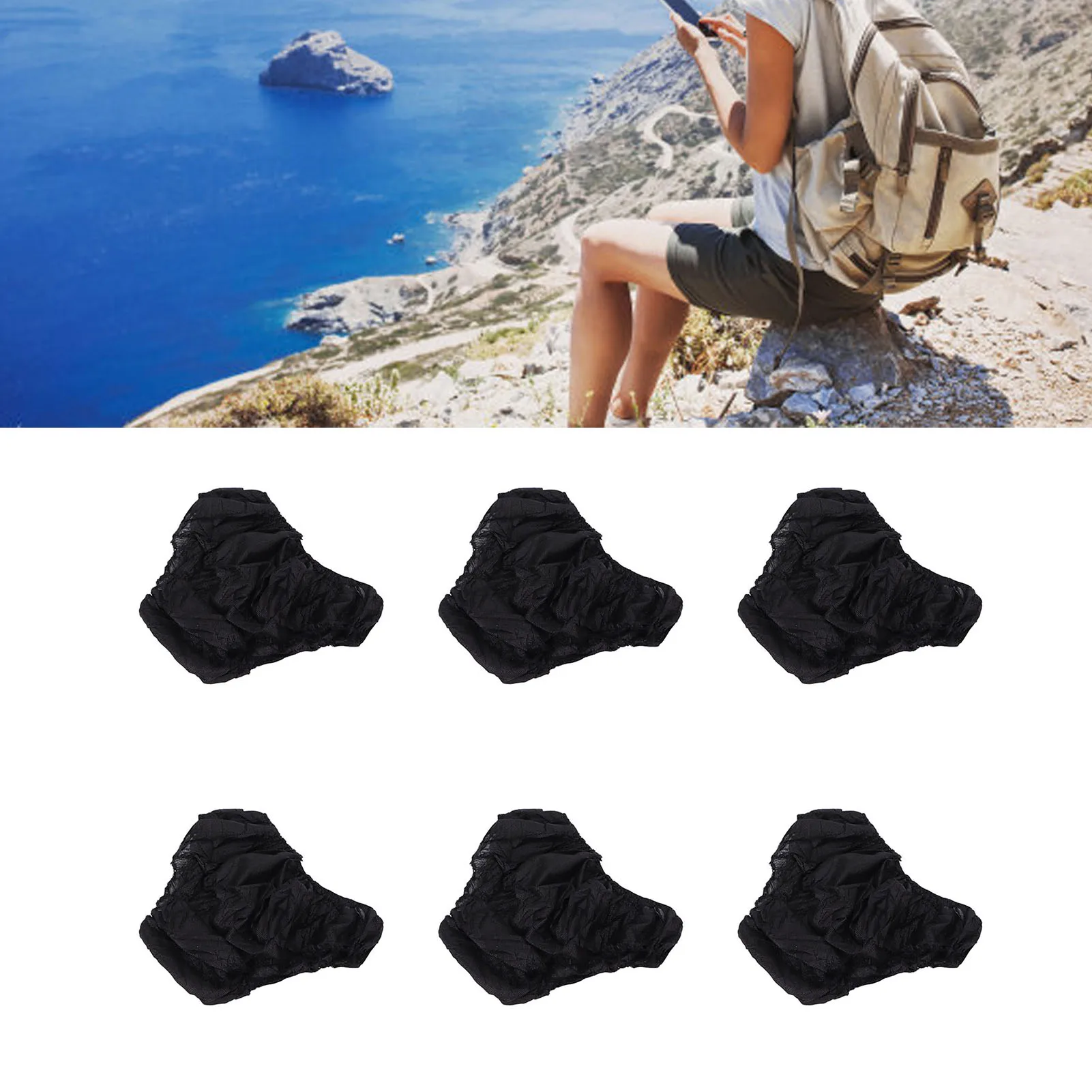 

50pcs Disposable Underwear Black One Size Fits Most Portable Travel Underwear for Outdoor Tourism Hotel