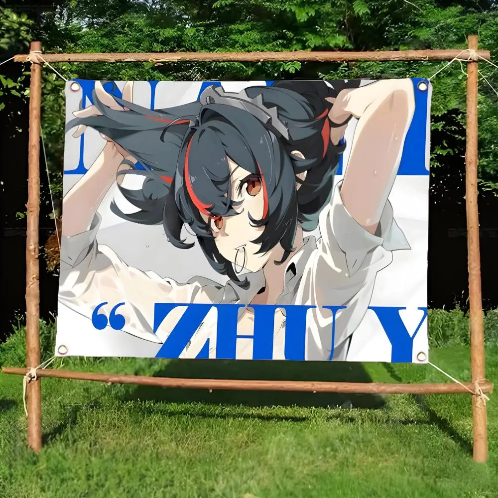 Zenless Zone Zero Flags Daily four ring borderless design indoor outdoor decor easy hang install