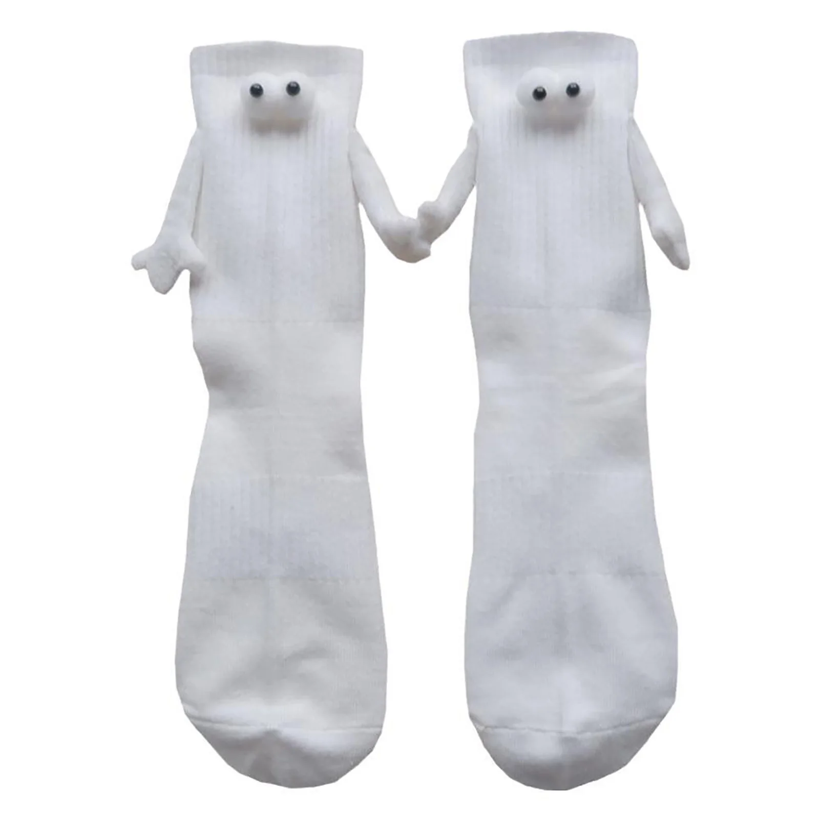 Magnetic Hand Holding Sock Funny Magnetic Suction 3D Doll Socks for Lovers Couples Husband and Wife