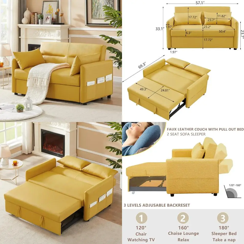 57 Double-Seat Faux…