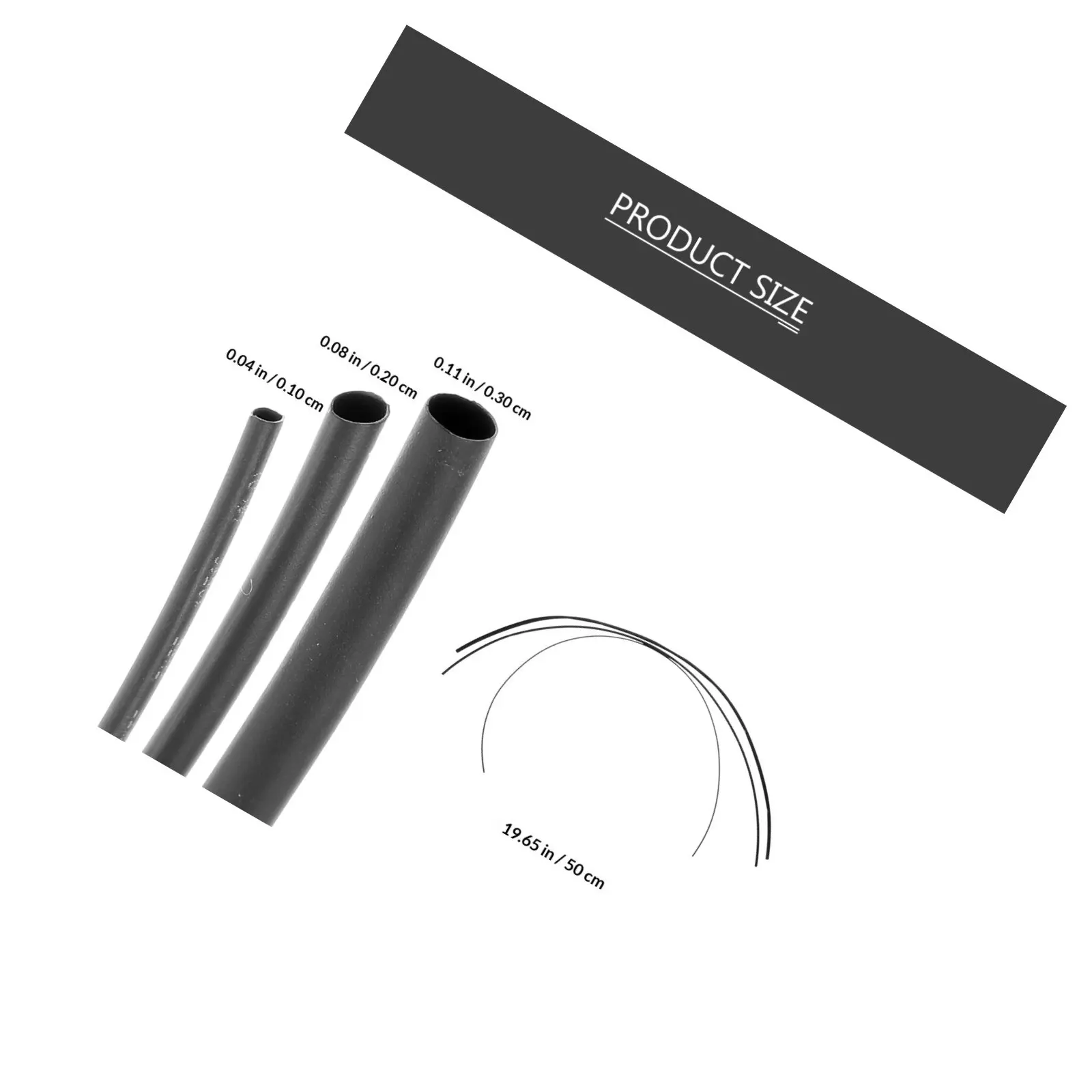 15Pcs Heat Shrink Tubing Kit Rubber Electrical Insulation Shrink Wrap for Electric Guitar Wire Protection Solder Joint Sealing - view 4