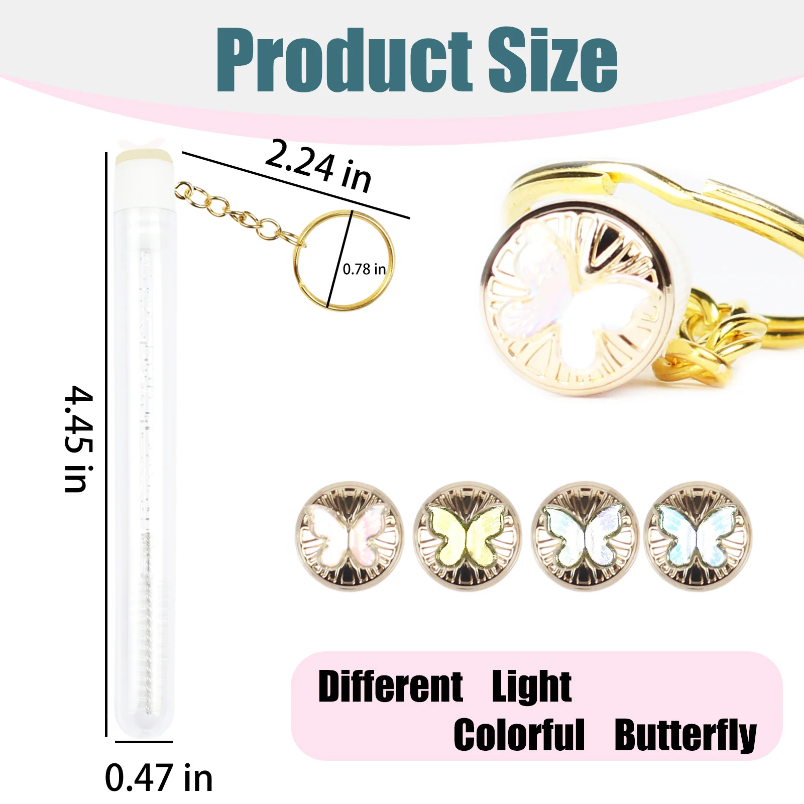 10 مجموعات عصا الماسكارا أنبوب مع سلسلة المفاتيح مجموعة فراشة ماسكارا فرش رمش Spoolies فرشاة ماكياج أداة قضيب