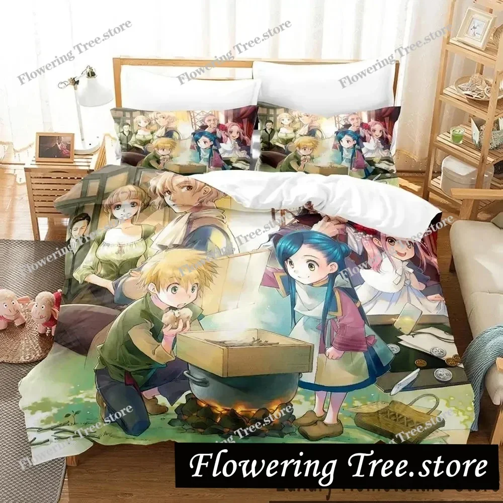 

3D Print Ascendance of a Bookworm Anime Bedding Set Boys Girls Twin Queen King Size Duvet Cover Pillowcase Bed boys Adult