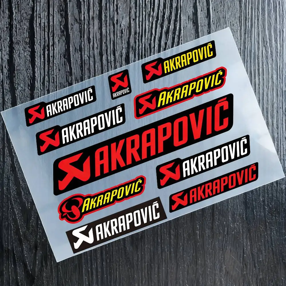 

Светоотражающие наклейки AKRAPOVIC для мотоциклов, 3M, предупреждающие о безопасности в темноте, для шлемов скутеров