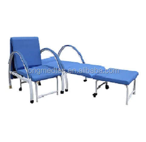 Hospital Multi-Purpose Mobile Folding Accompany Chair